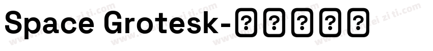 Space Grotesk字体转换